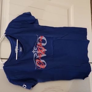 Blue girls with guns tshirt 1 x